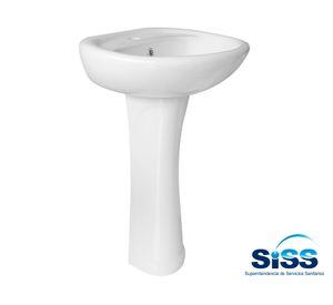 Lavamanos pedestal Agne blanco Vessanti