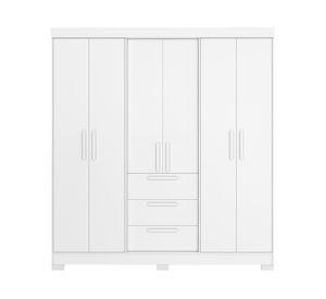 Clóset 6 puertas 3 cajones Martina 206.5x182.4x46.1 cm