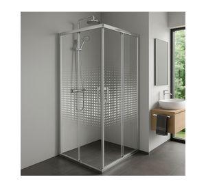 Shower recto Elegant BT sin receptáculo 185x90x90 cm