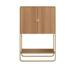 Bar 2 puertas 90 cm natural
