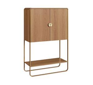 Bar 2 puertas 90 cm natural