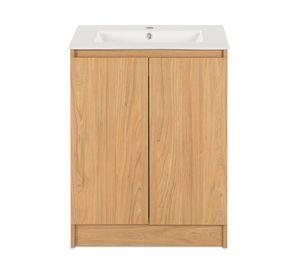 Mueble vanitorio Lisboa zócalo 82x61x46.5 cm olmo