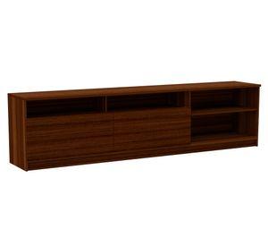 Rack TV 70" 2 Repisas chocolate.