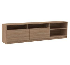 Rack TV 70" 2 Repisas nogal.