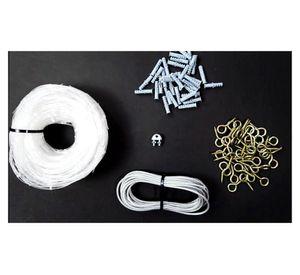 Kit malla seguridad balcón/ventanas 2x3 m