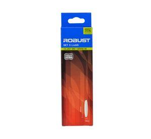 Set lija Grano 80 13x457 mm 3 Piezas