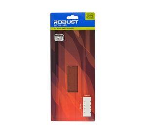 Set lija Grano 80 115x280 mm 5 Piezas
