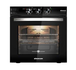 Horno eléctrico empotrable Airfryer HE-7500NG negro 73 lt
