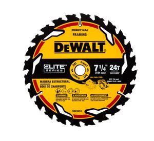 Disco sierra 7-1/4'' DWAW71424-Z