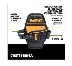 Porta taladro 6 bolsillos DWST83486-LA