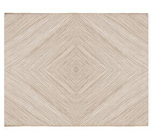 Alfombra Flatweave Flox lines 180x120 cm