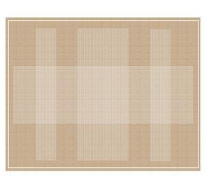Alfombra Flatweave Flox beige 180x120 cm