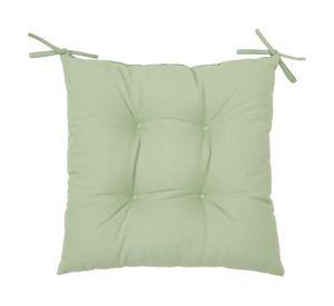 Cojín asiento Liso verde 45x45 cm
