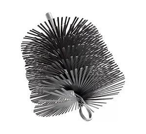 Escobilla de limpieza acero para chimenea 6''