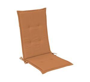 Cojín asiento respaldo Liso terracota 43x110 cm
