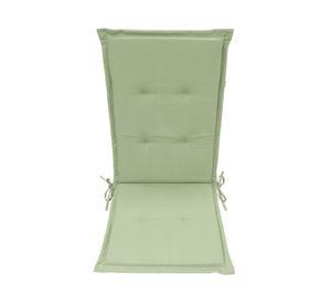 Cojín asiento respaldo Liso verde 43x110 cm