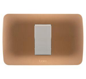 Interruptor simple 9/12 beige 10A