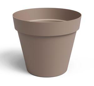 Maceta Capri taupe 30 cm