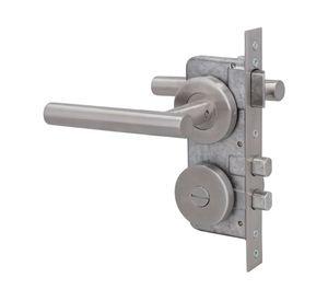 Cerradura embutir 2 manillas baño/acceso 960T inox