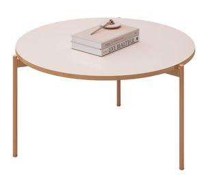 Mesa centro redonda Bela beige
