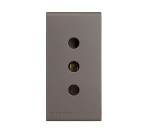 Tomacorriente modular grey mate 10A
