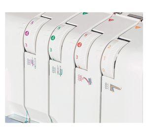 Máquina de coser Overlock ME máxima blanco