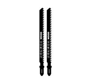 2 Hojas calar madera T corte grueso