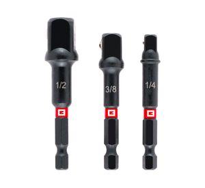 3 Adaptadores Dados 1/4-3/8-1/2