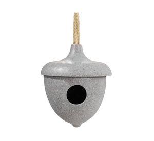 Casa para pájaros Chaitén gris 18.7x16 cm