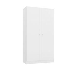 Clóset 2 puertas blanco 183x100x47 cm