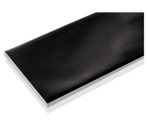 Cerámica muro Ice Craft negro 28x6.8 cm 1 m2