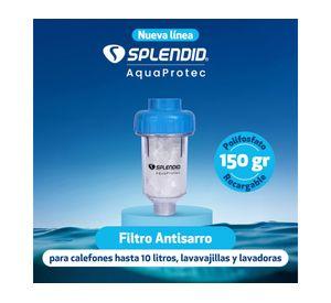 Filtro antisarro AquaProtec para calefont hasta 10 lt