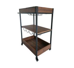 Carro bar Iowa 90x77x41 cm