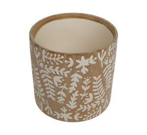 Maceta Coati beige 15.8 cm