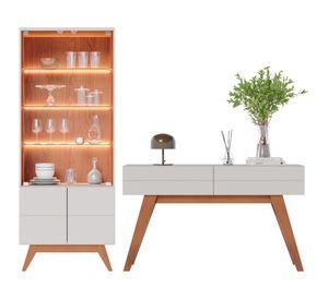 Vitrina + arrimo Noronha blanco