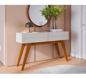 Vitrina + mesa centro + arrimo Noronha blanco