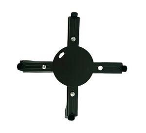 Porta maceta ajustable negro 28 - 40 cm