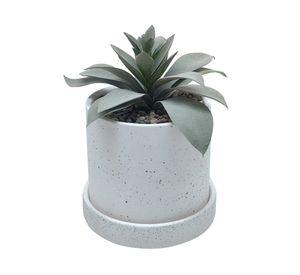 Suculenta artificial con maceta 12 cm