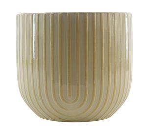 Maceta Agave beige 12x14 cm