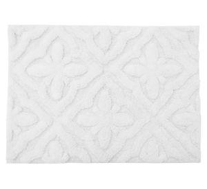 Piso baño Rombos blanco 50x70 cm