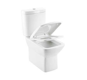 Sanitario 30 cm Dual flush asiento cierre suave Van rijn 2 piezas