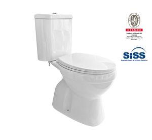 Two piece 20 cm asiento cierre suave Bali blanco