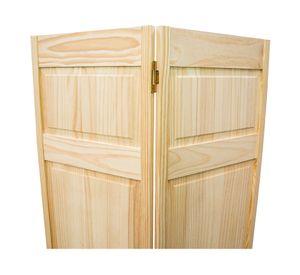 Puerta para clóset 3 paneles Bifold pino radiata 76x200 cm