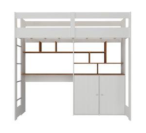 Camarote escritorio blanco CM1234 1 plaza