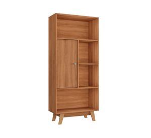 Librero HO-2997 nogal 1 puerta 153x68x30 cm