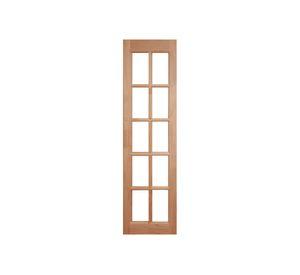 Mampara Pino Radiata Sevillana 55x200 cm 10 Vidrios Moldupanel