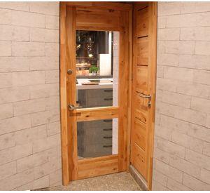 Puerta Modena madera de lenga 80x210 cm natural