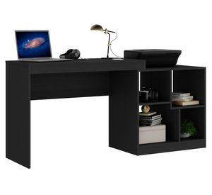 Escritorio librero HO-2904 negro 75x160x45 cm