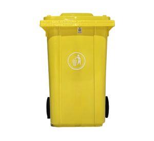 Basurero 360L amarillo