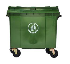 Basurero 660L verde